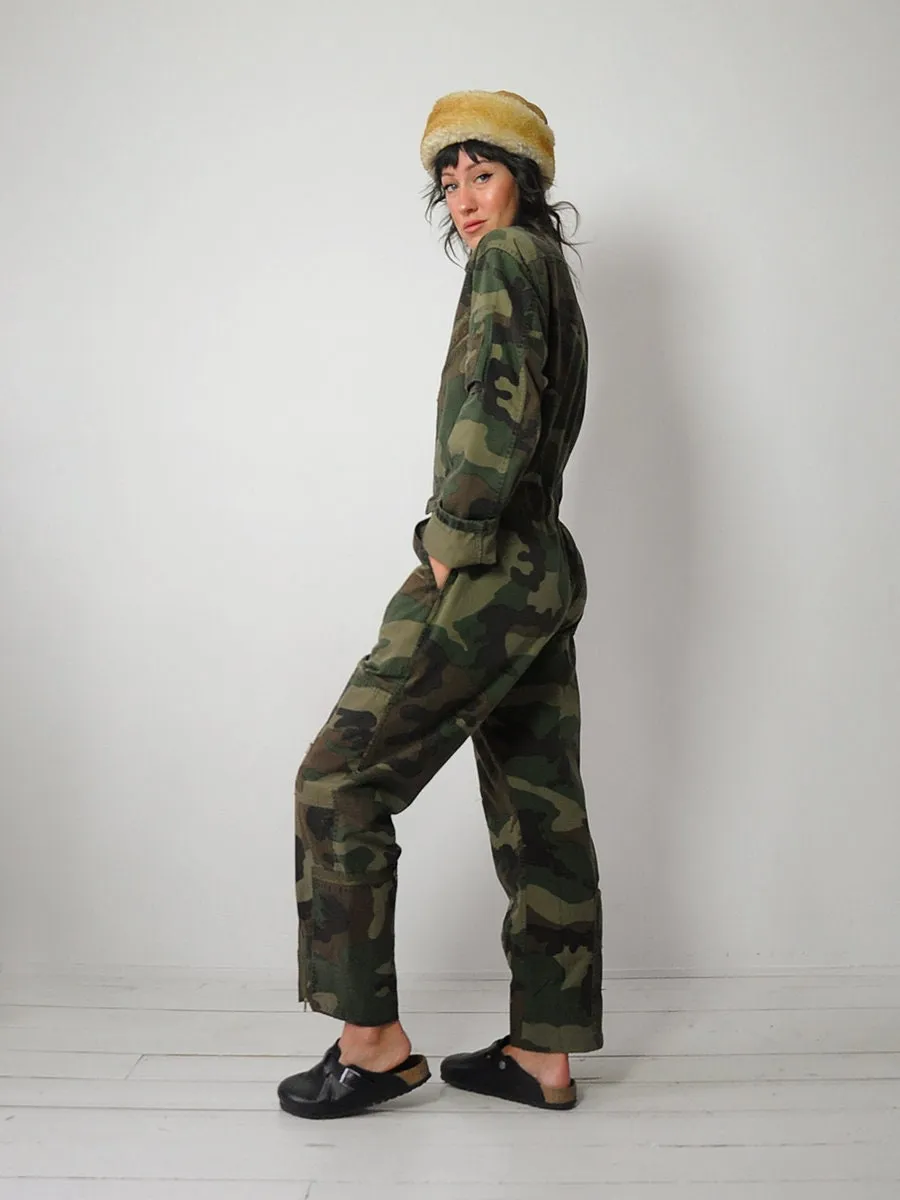 1980's Military Camouflage Coveralls