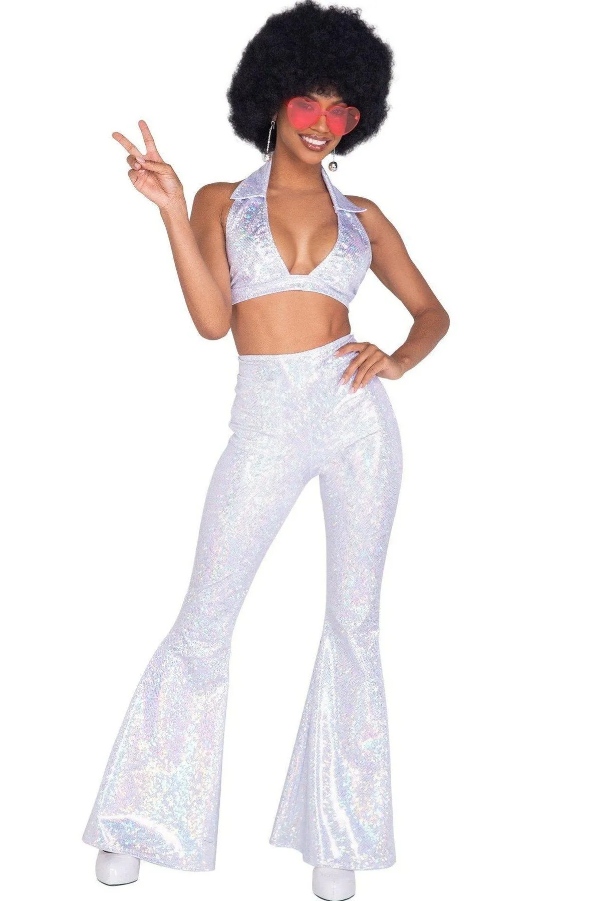 2 Piece Sexy Disco Fever Costume