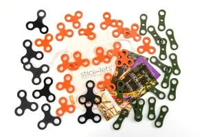 40 Piece Camo Fort Set Stick-lets