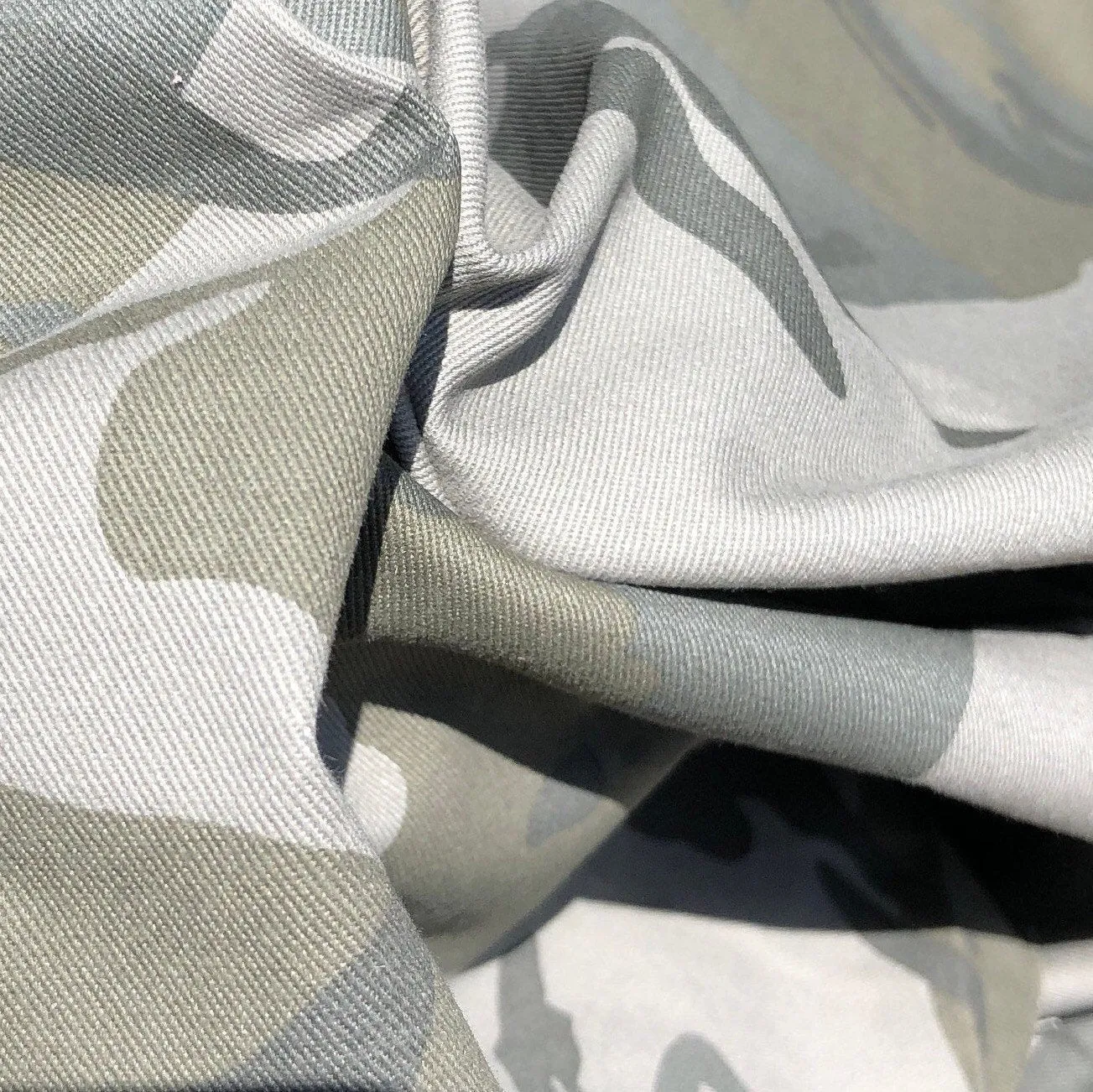 60" 100% Cotton Twill 7 OZ Dark Green Camouflage Camo Print Apparel & Face Mask Woven Fabric By the Yard