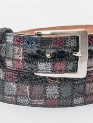 Alligator & Lizard Tiled Belt