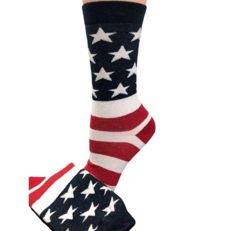 American Flag Socks in Men and Women's Sizes