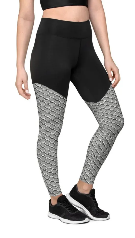 Anti Cellulite Pattern Compression Leggings