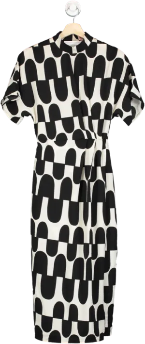 AX Paris Black & White Printed Dress UK 8