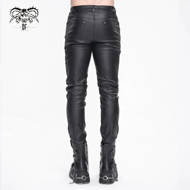 Black Pants w/ Side Laces and Studs