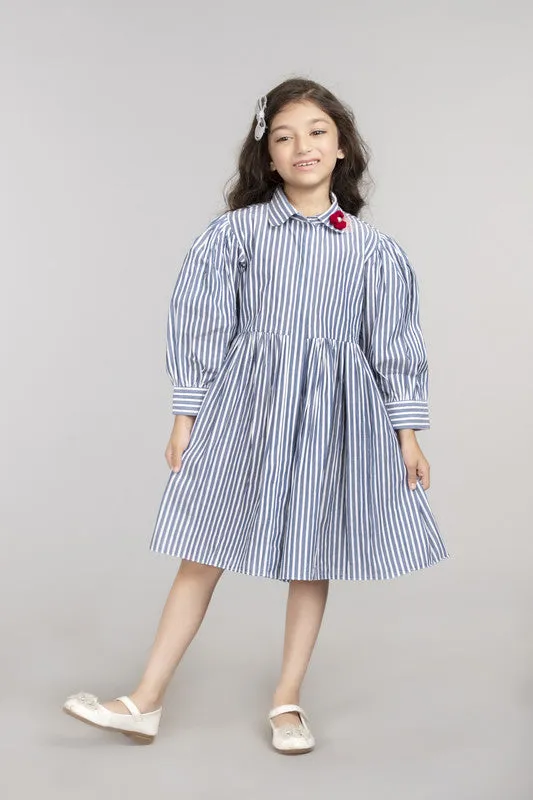 Blue Stripe Dress