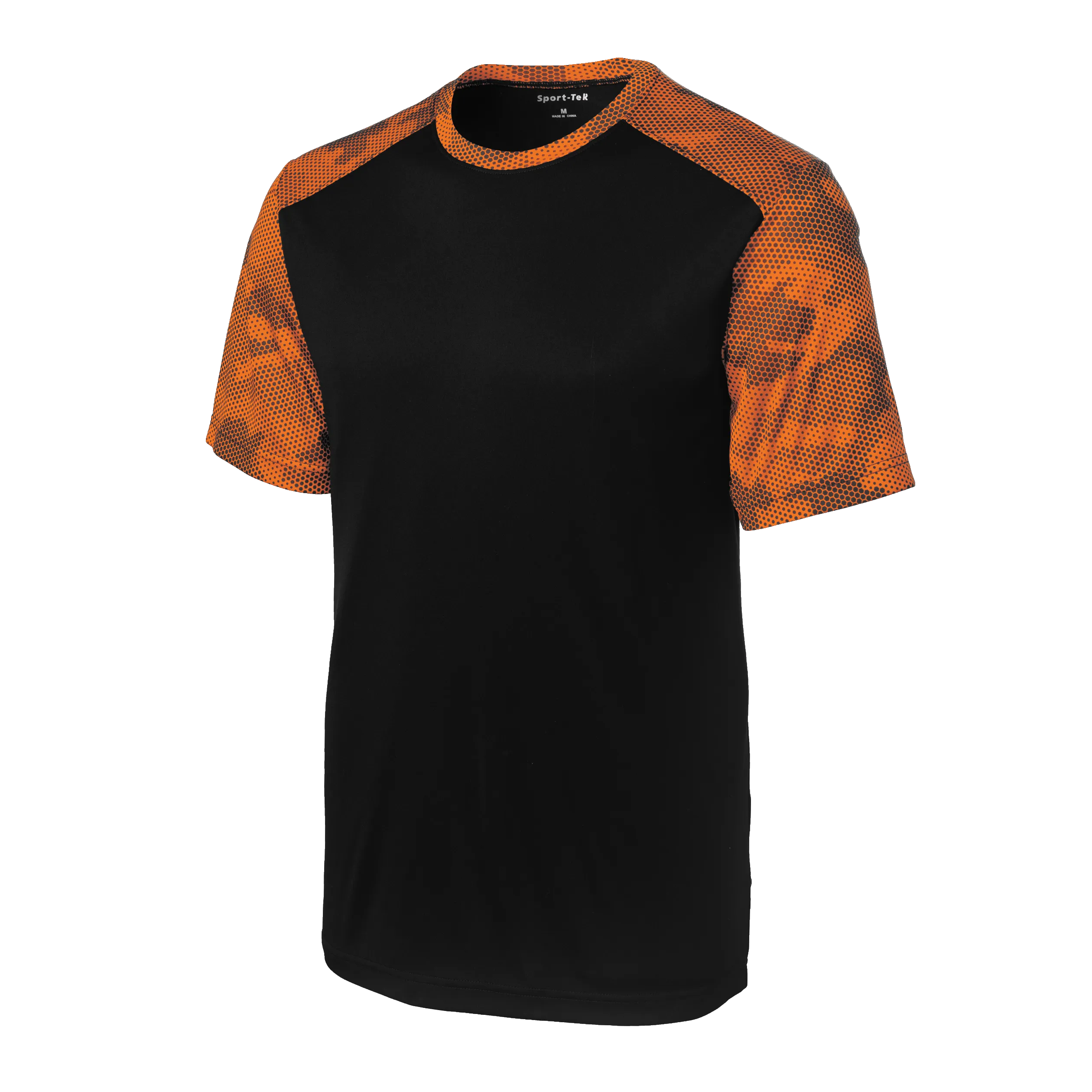 C1641M Mens CamoHex Colorblock Tee