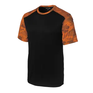 C1641M Mens CamoHex Colorblock Tee