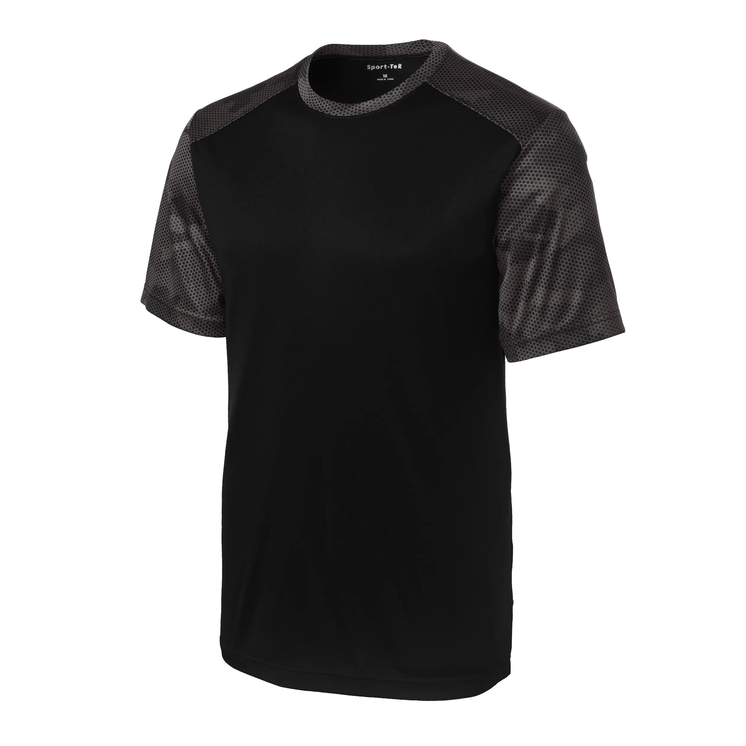 C1641M Mens CamoHex Colorblock Tee