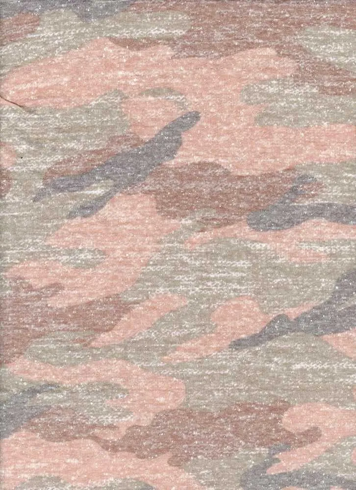 CAMOUFLAGE ARMY PRINTED ON POLY RICH FRENCH TERRY TRIBLEND NFC210101-056