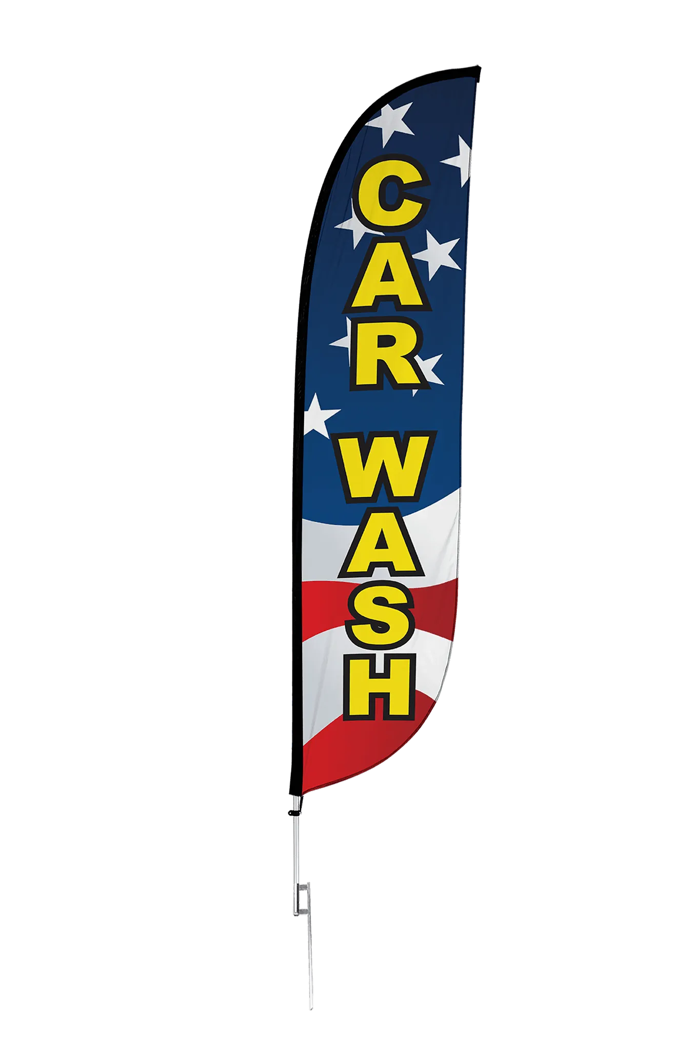 Car Wash Feather Flag