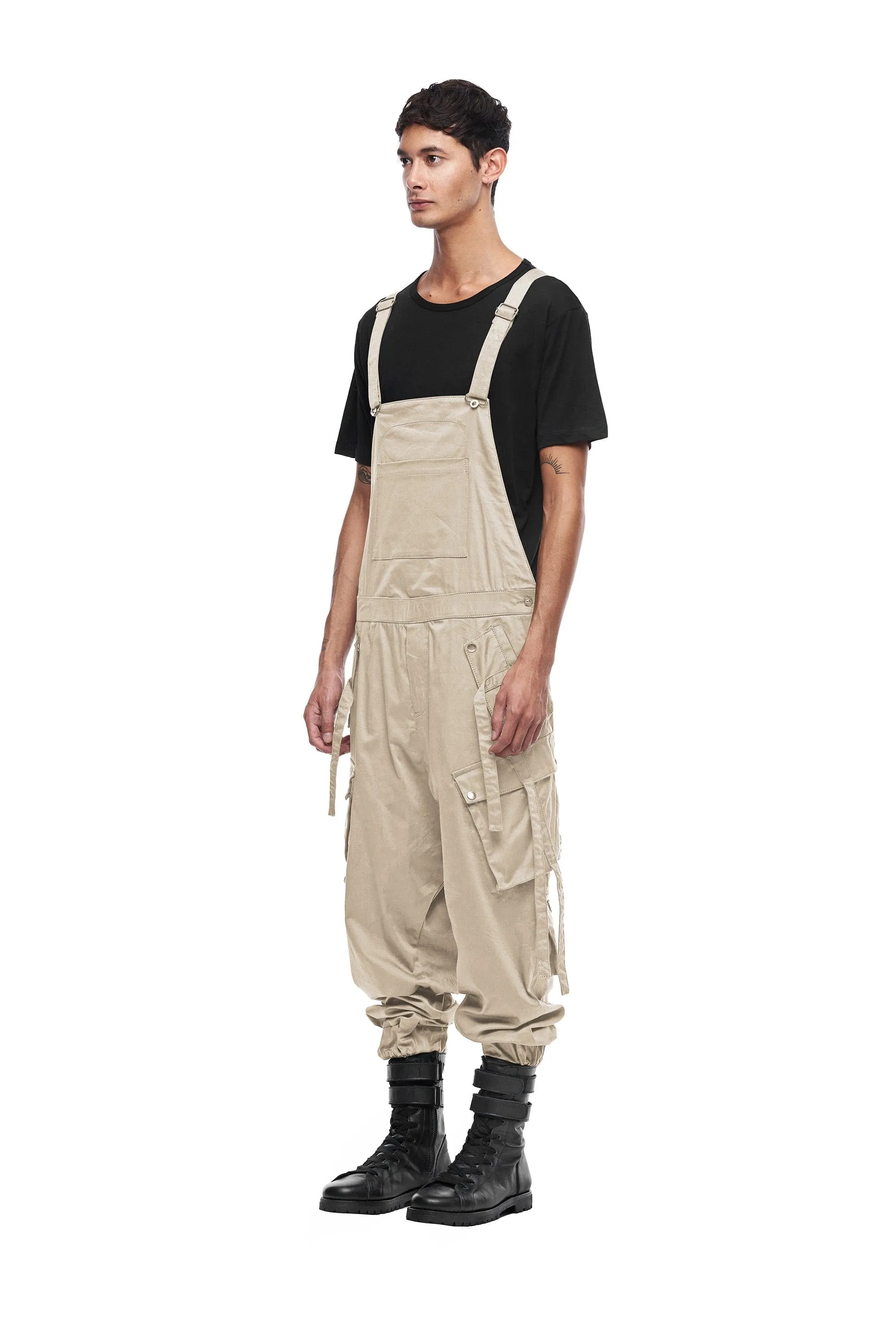 CARGO OVERALLS IN BONE