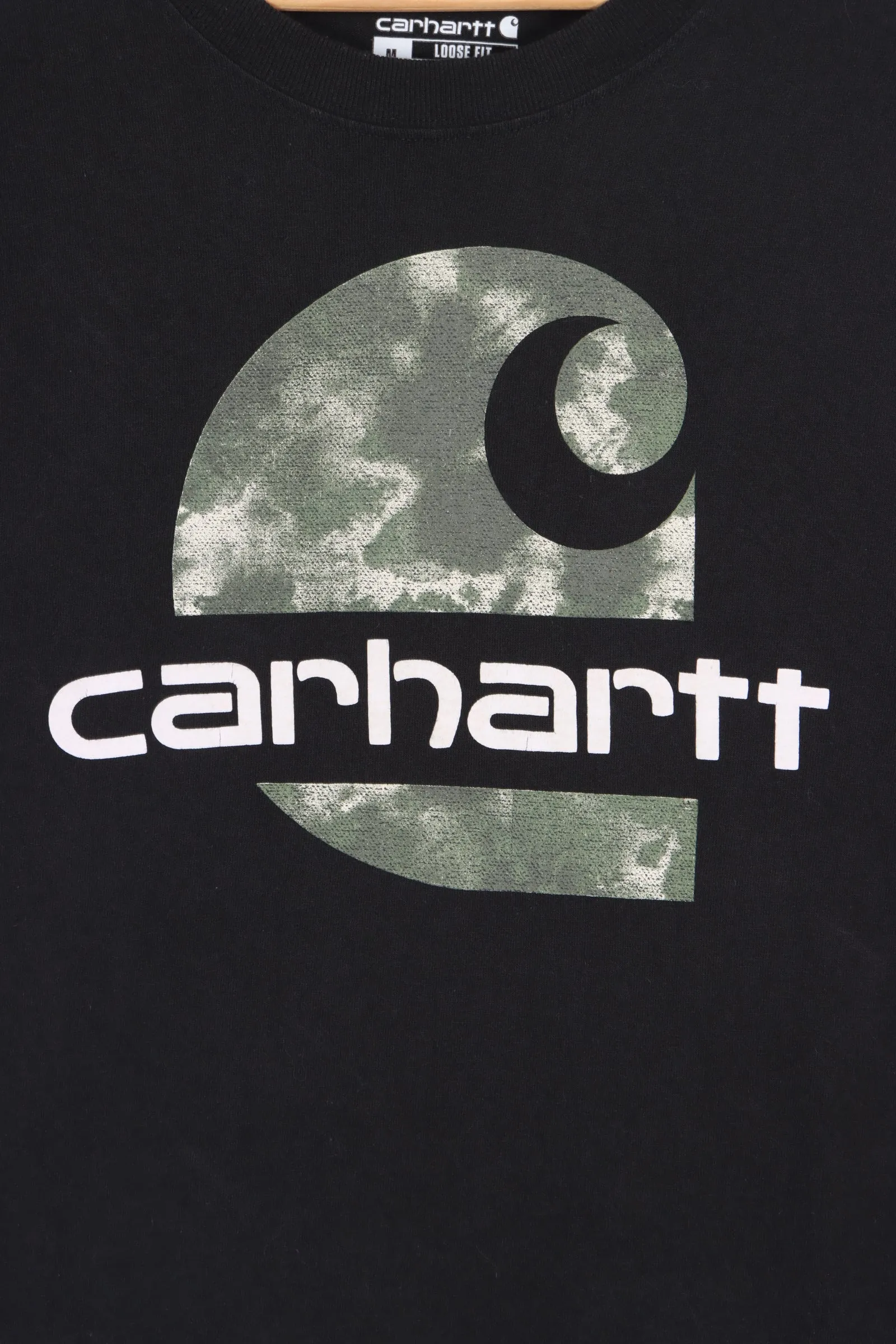 CARHARTT Big Camouflage Logo Loose Fit T-Shirt (L)