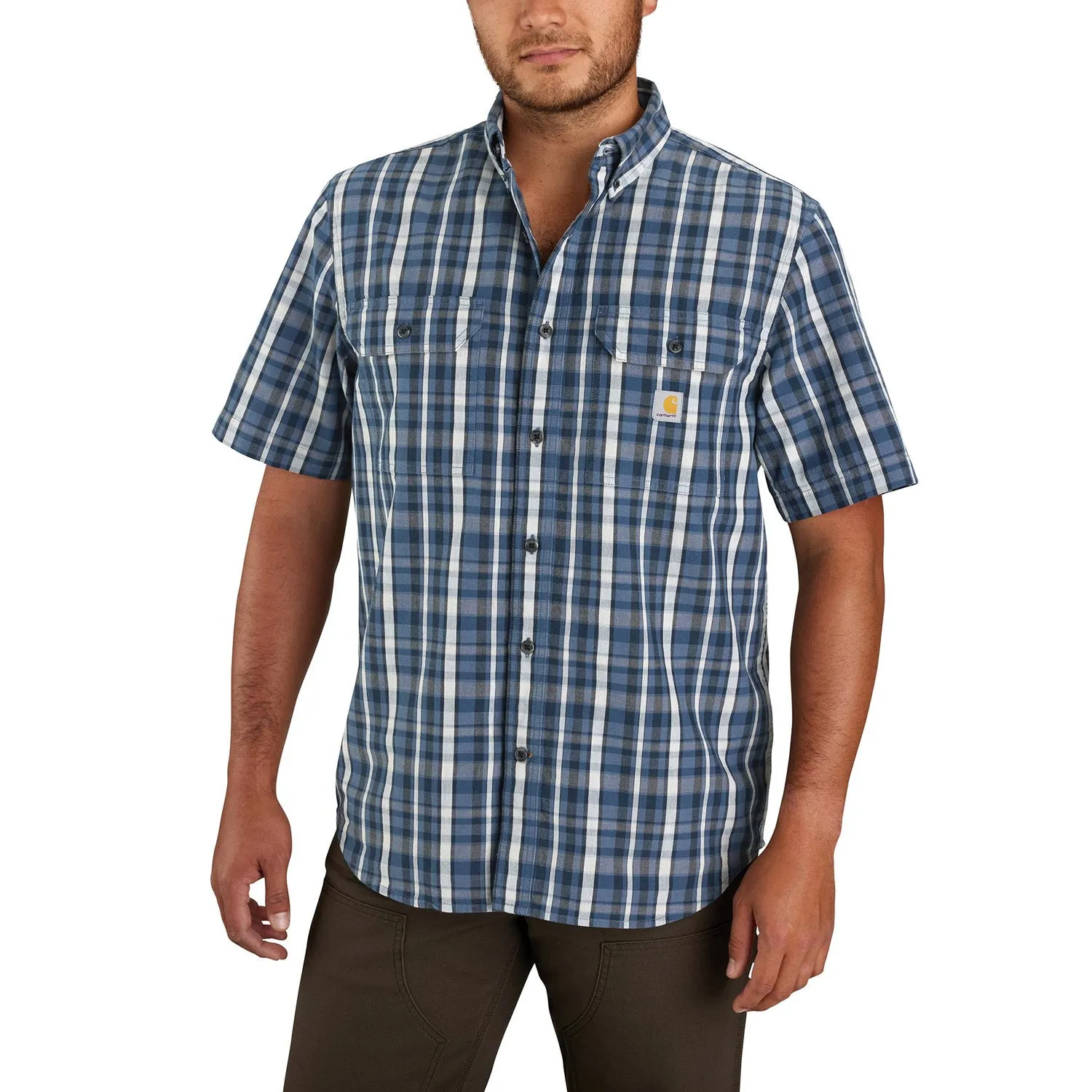 Carhartt Men's Loose Fit Midweight Short Sleeve Work Shirt