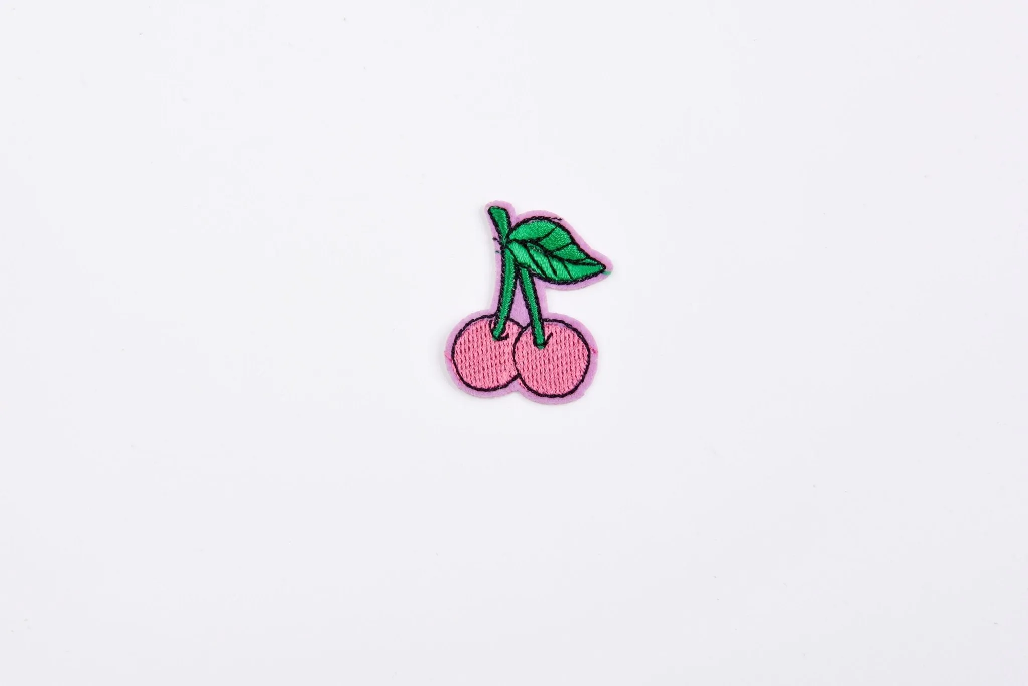 Cherry High-quality Patch  (2 Pieces Pack)  Sew on,   Embroidered patches.