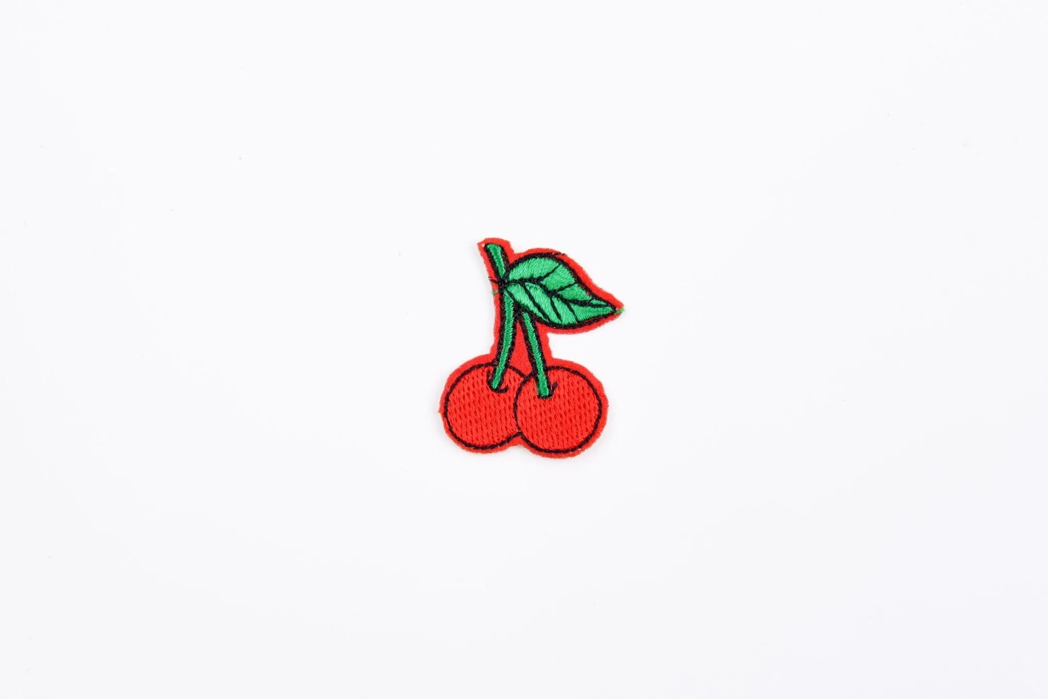 Cherry High-quality Patch  (2 Pieces Pack)  Sew on,   Embroidered patches.