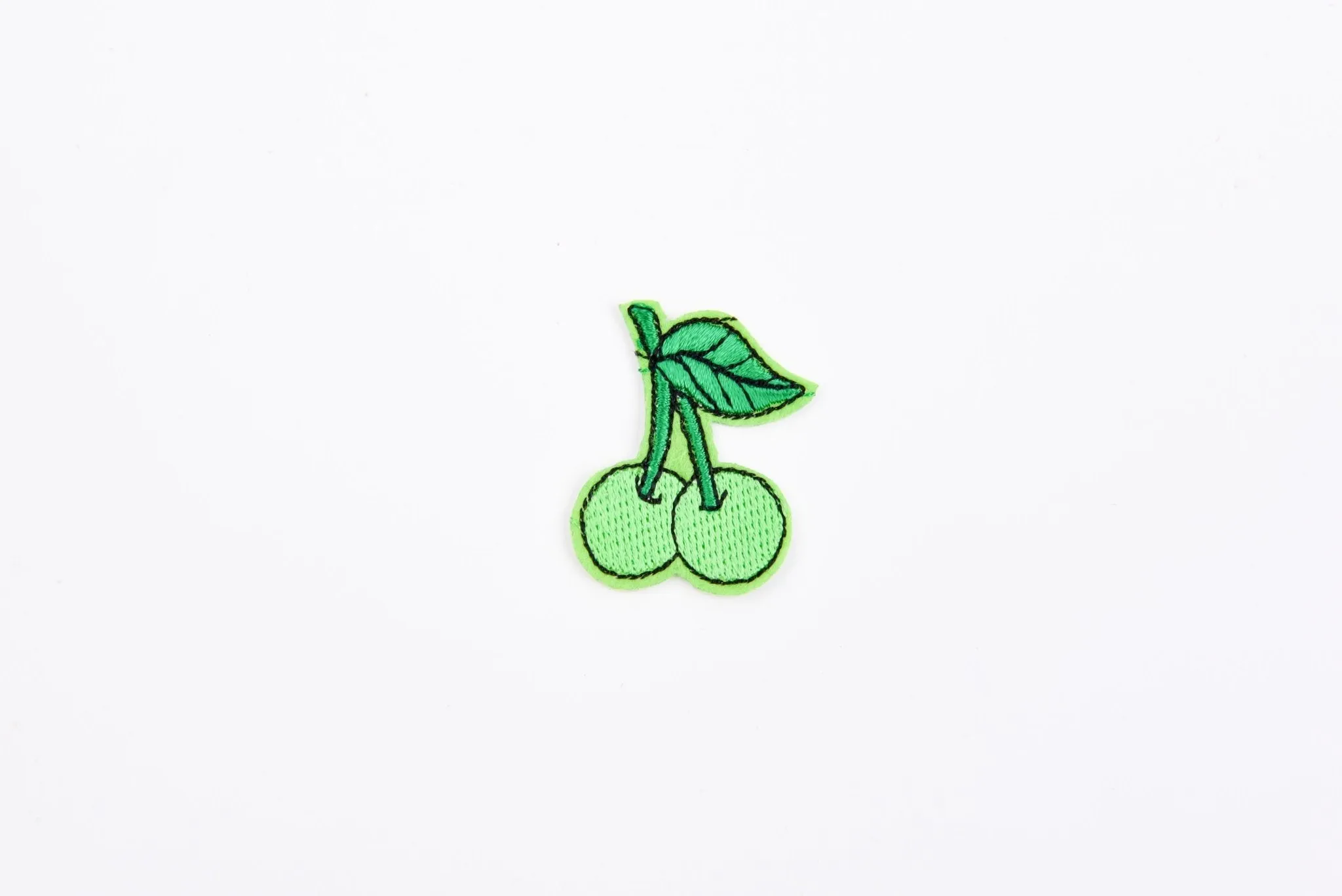 Cherry High-quality Patch  (2 Pieces Pack)  Sew on,   Embroidered patches.