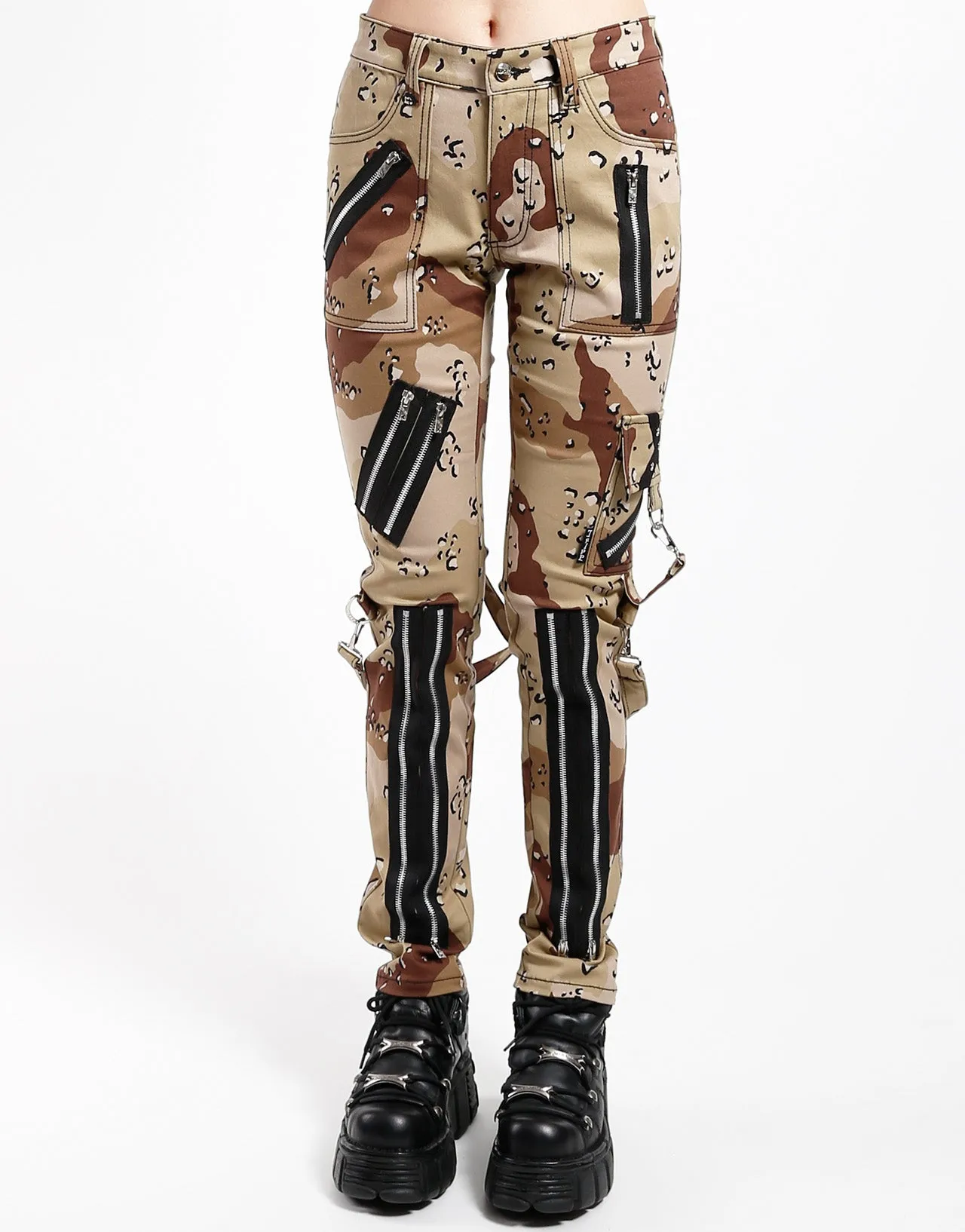 CLASSIC SLIM LEG SAND CAMO BONDAGE PANT