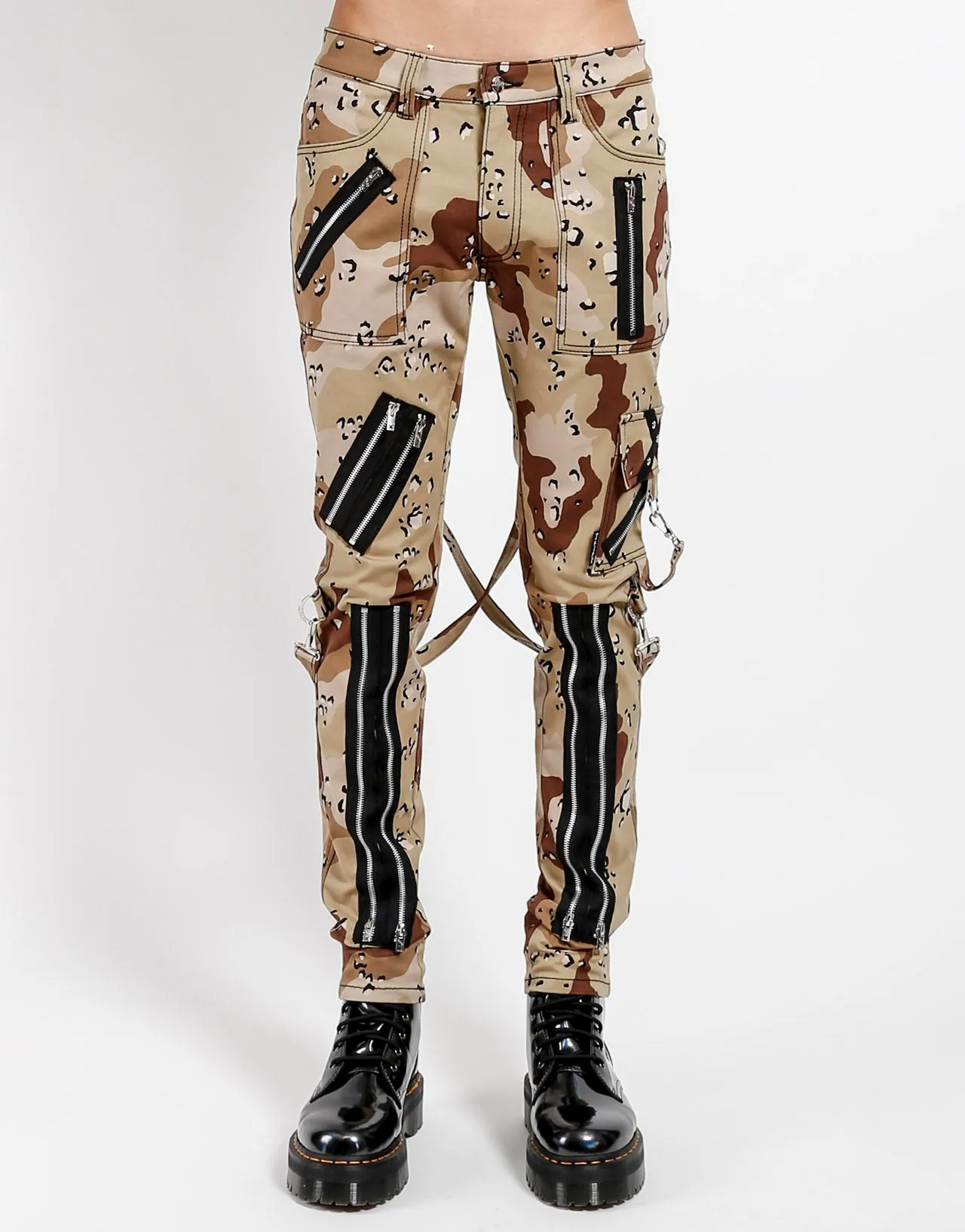 CLASSIC SLIM LEG SAND CAMO BONDAGE PANT