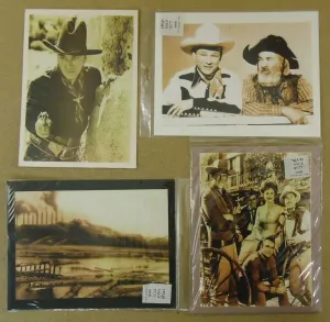 Collectible Cards/Prints Lot of 4 10-in x 7-in Historical Celebrity Publicity -- New