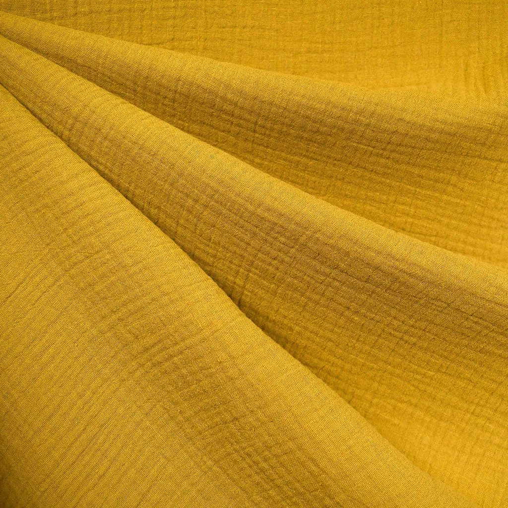 Cotton Double Gauze Solid Citron