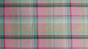 COTTON LAWN YARN DYED PLAID DSN-JE0821-A NON-STRETCHED WOVEN - SHIRTING FABRIC<br><h6>5-PINK/FUCSHIA<br>250-CLWNP-0821A</h6>