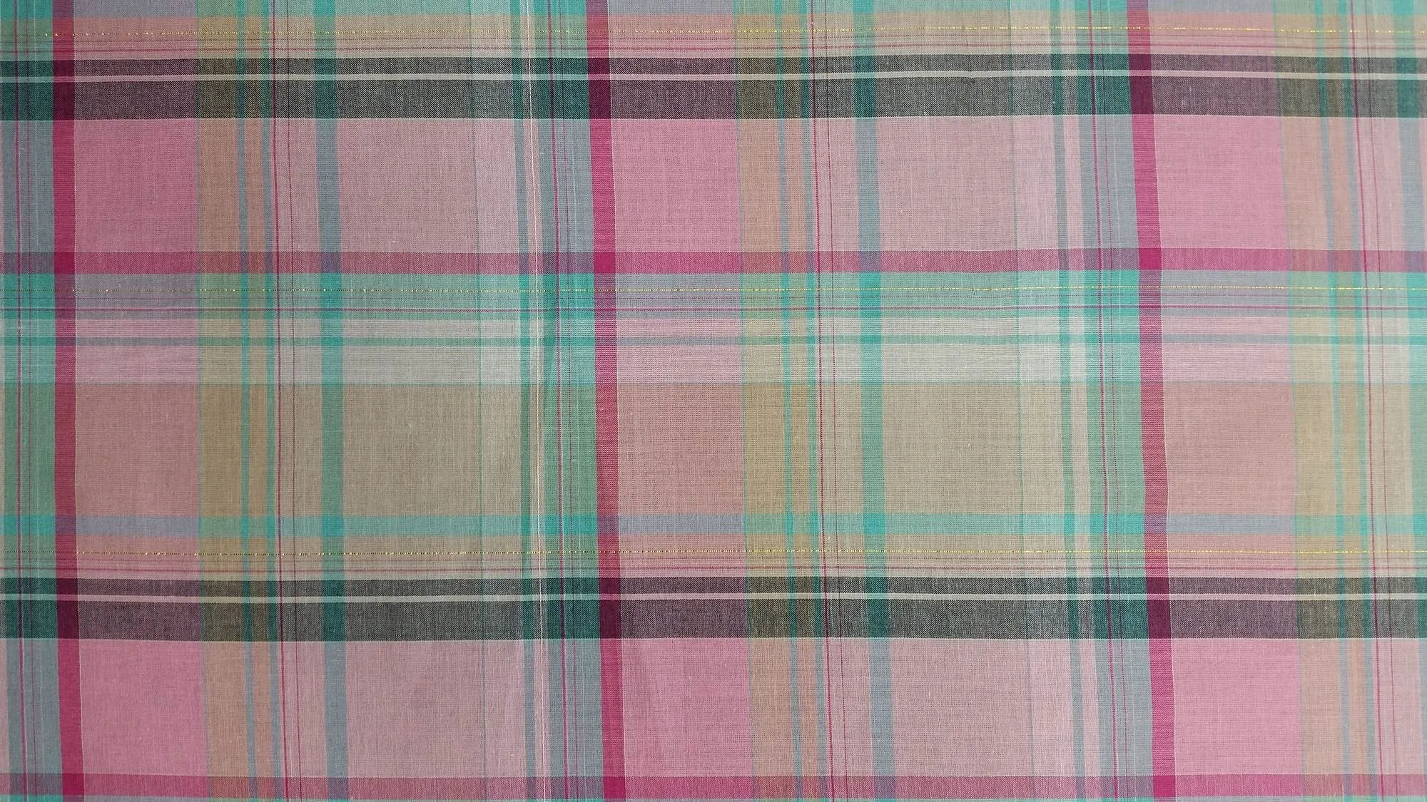 COTTON LAWN YARN DYED PLAID DSN-JE0821-A NON-STRETCHED WOVEN - SHIRTING FABRIC<br><h6>5-PINK/FUCSHIA<br>250-CLWNP-0821A</h6>