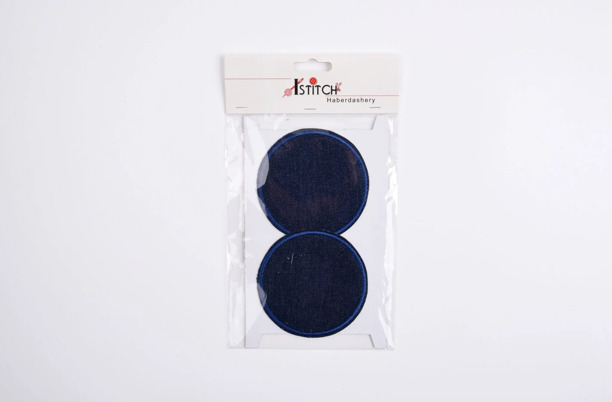 Denim Patches  Patch  (2 Pieces Pack) Iron on , Sew on,   Embroidered patches. - GK 84