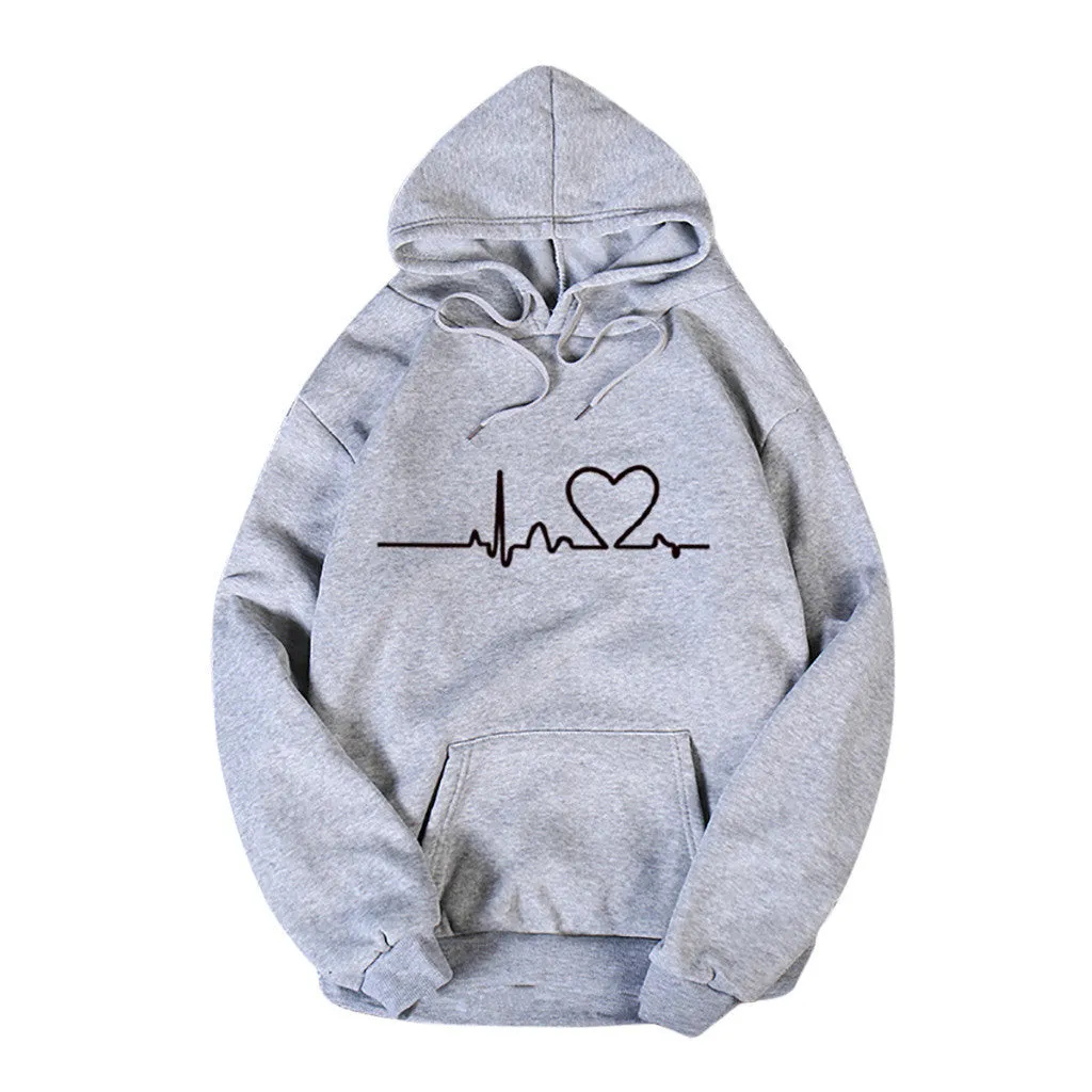 Fleece casual hoodie