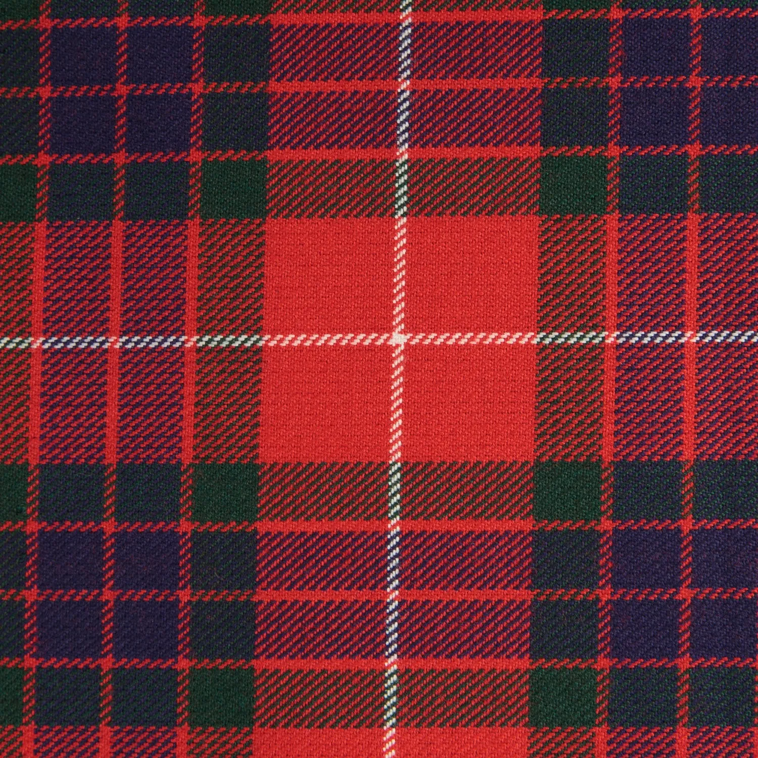 Fraser Red Tharthan Tartan Check 65% Poly 35% Visc