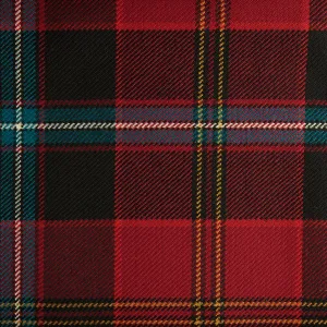 German American Caledonian Tartan Check 100% Wool