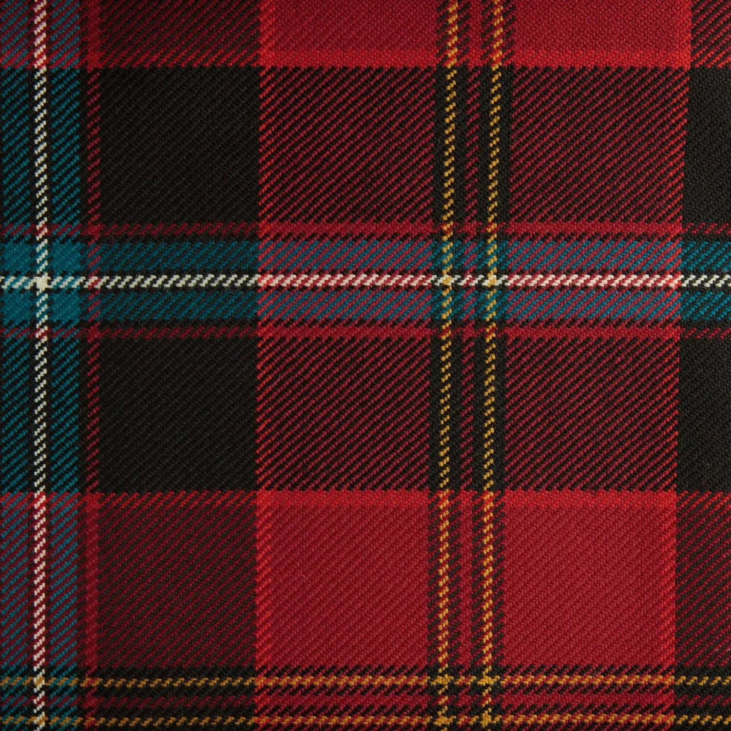 German American Caledonian Tartan Check 100% Wool