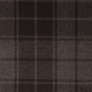 Grey Highlander Tharthan Tartan Check 65% Poly 35% Visc