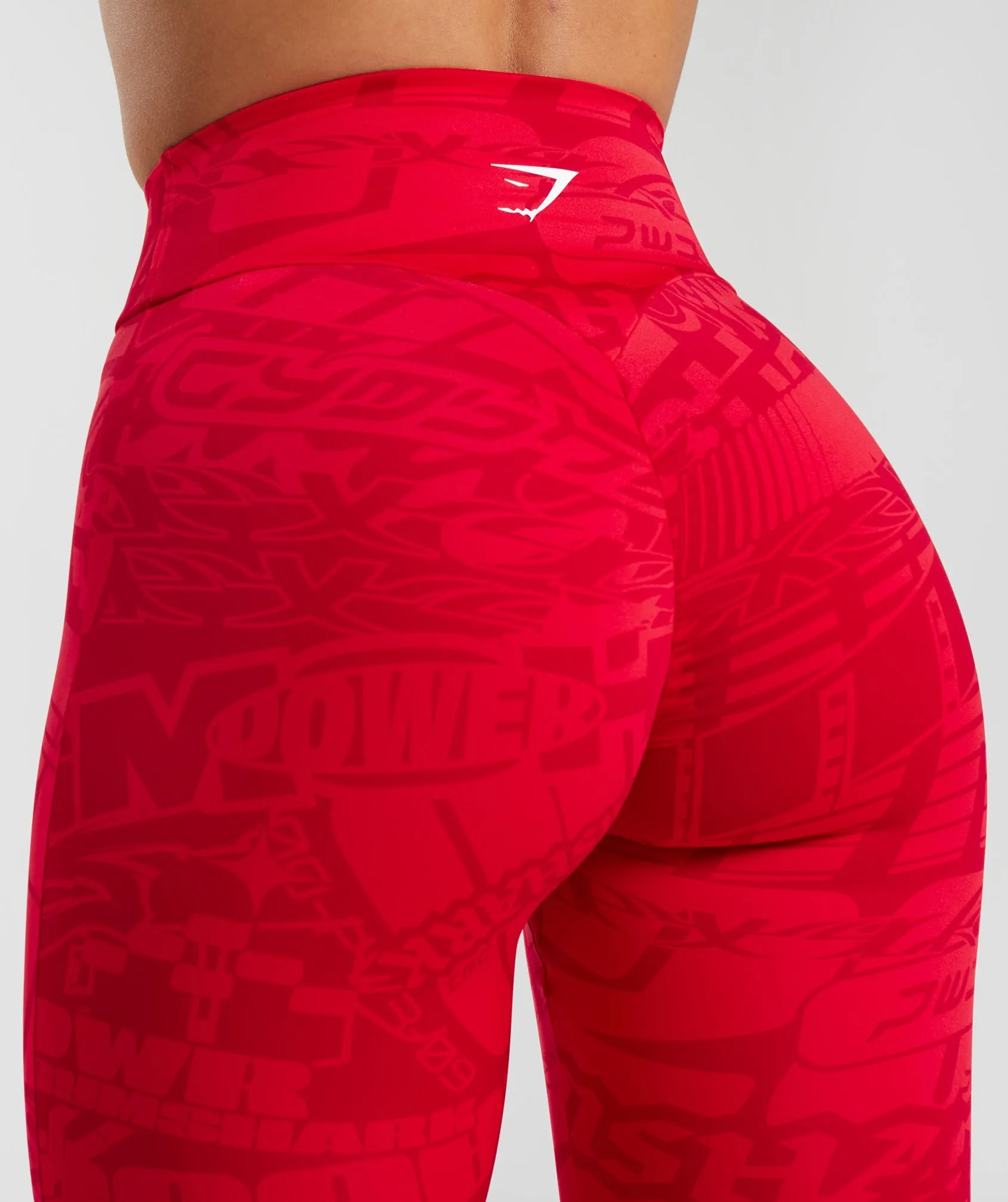 GS Power Regular Leggings - Zesty Red