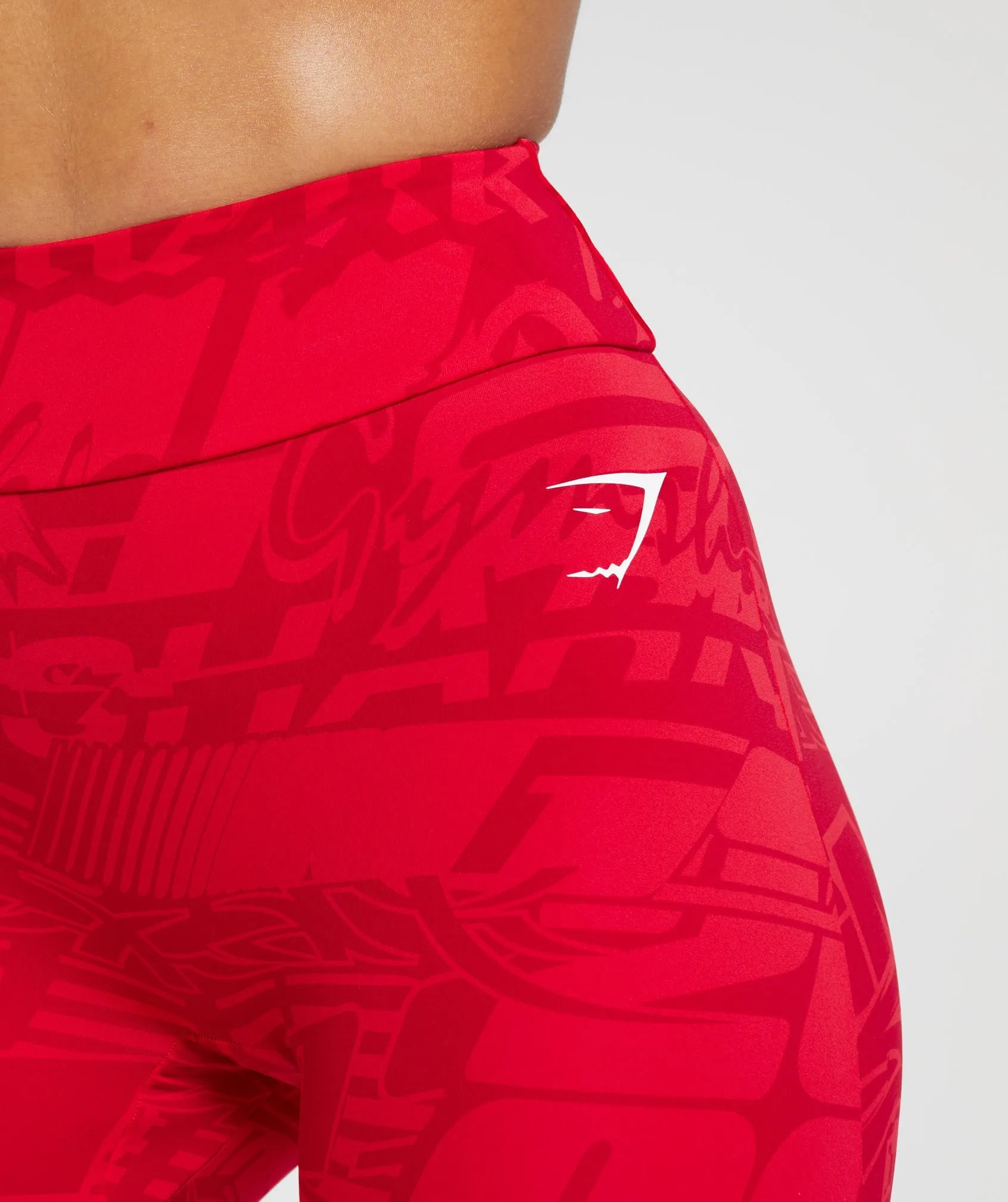 GS Power Regular Leggings - Zesty Red