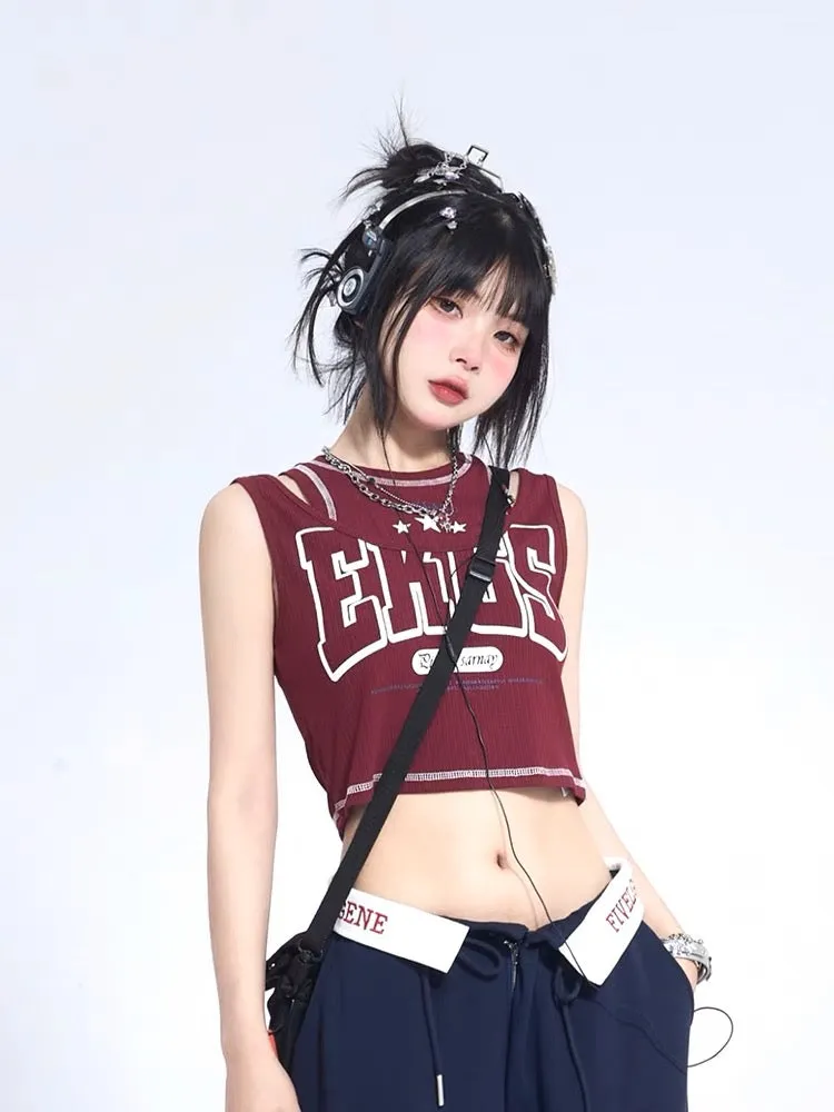 High Waist Loose Lapel Mopping Pants