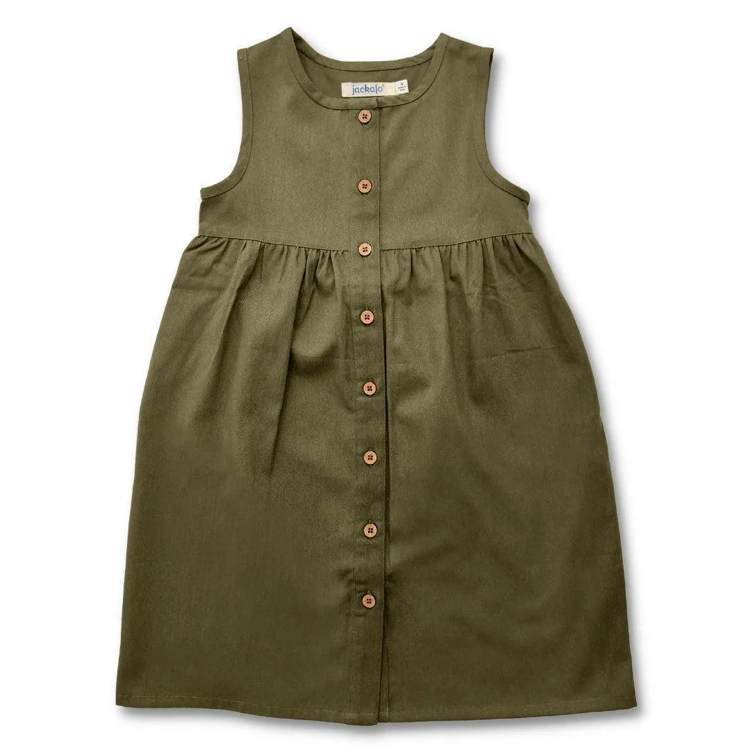 Jo Dress - Dark Olive