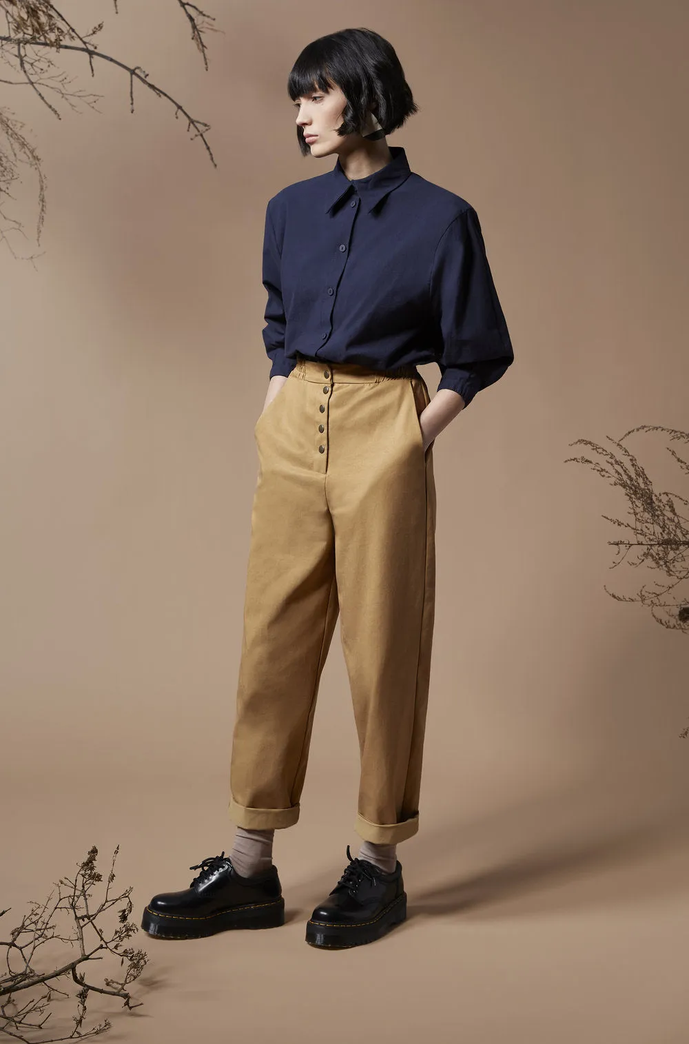 Joseph Pants in  Camel Twill