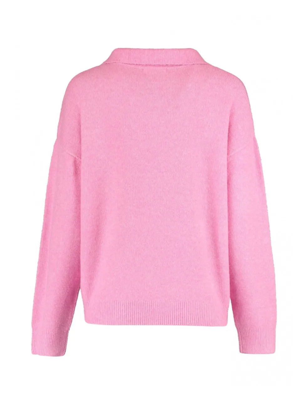 Julika Pink Candy Sailor Collar Jumper