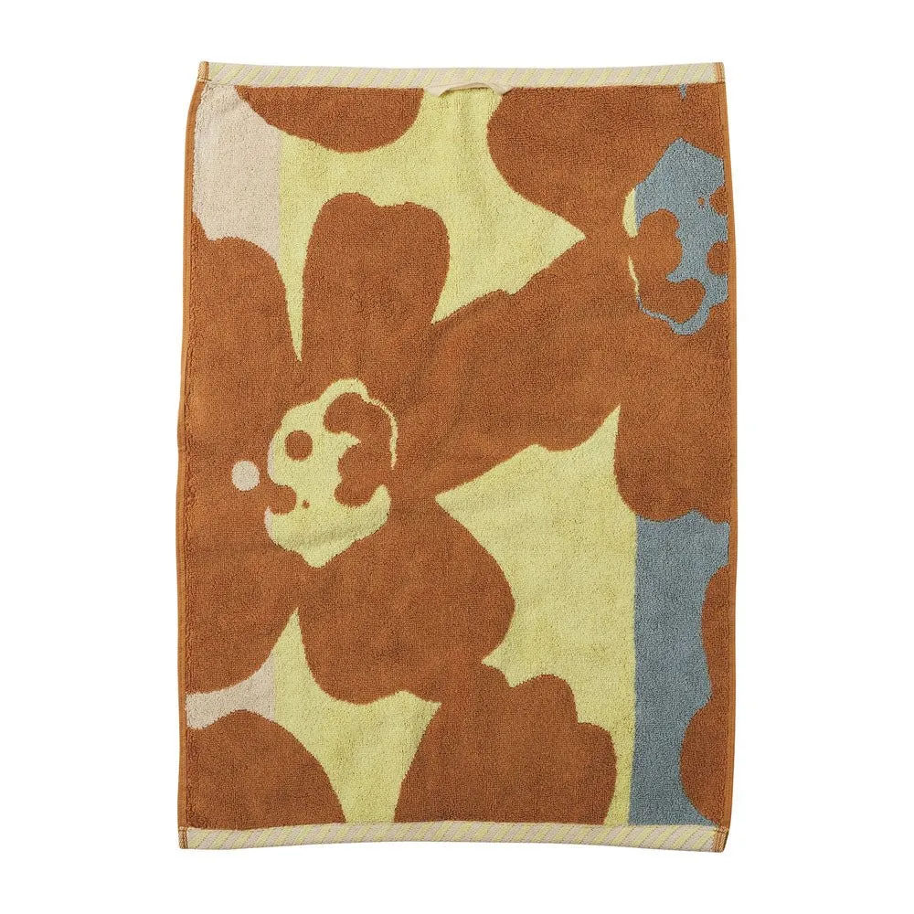 Manning Floral Hand Towel - Fudge