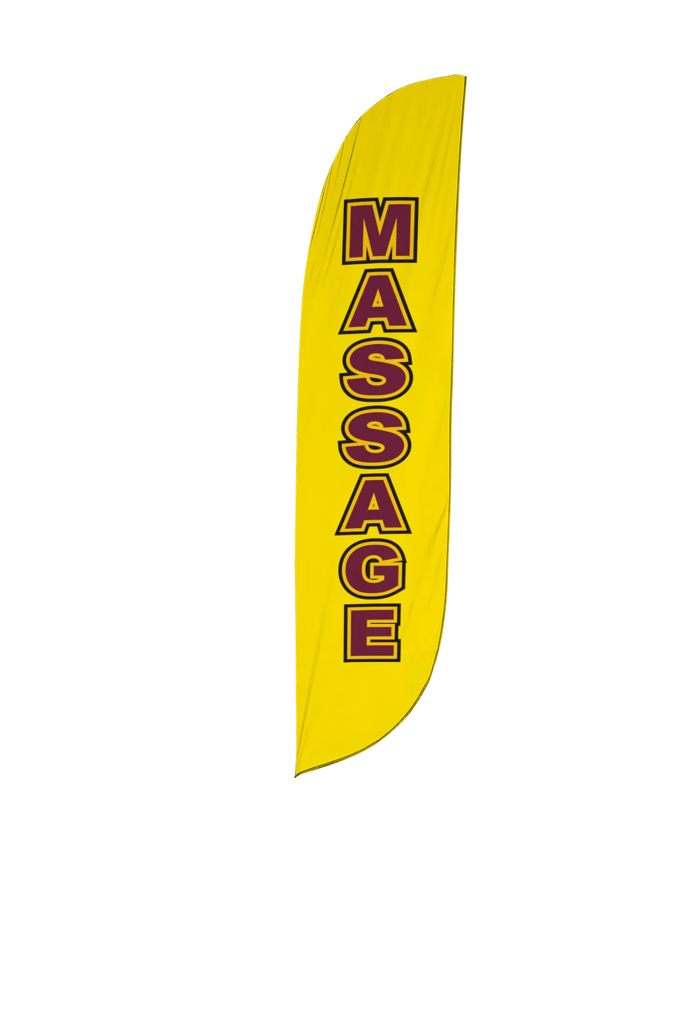 Massage Feather Flag