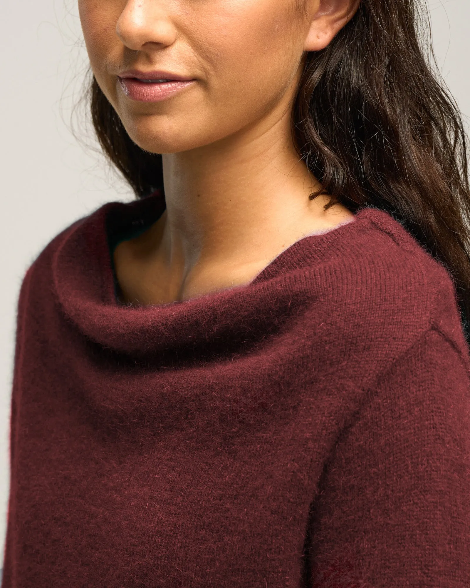 MERINO POSSUM COWL NECK