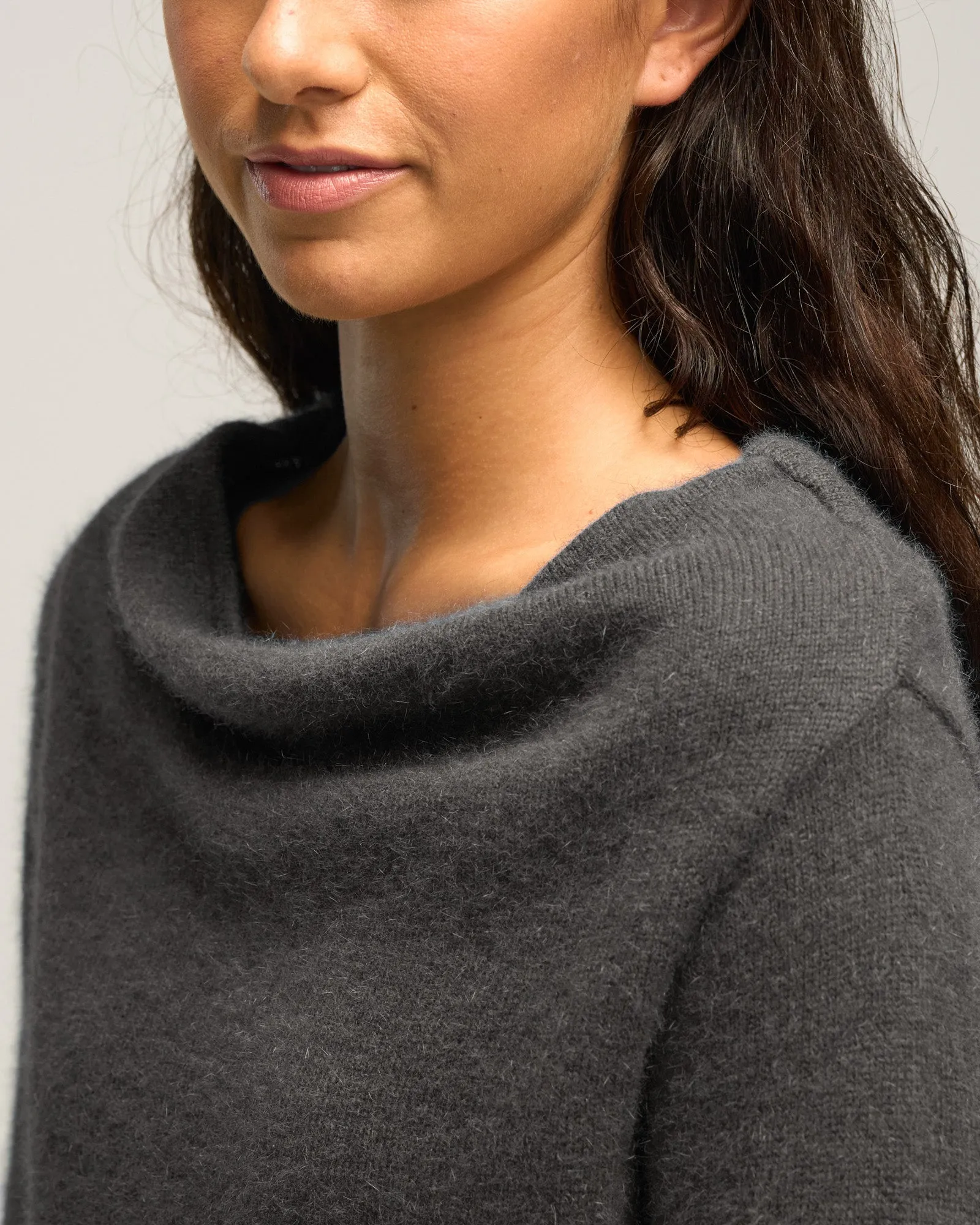 MERINO POSSUM COWL NECK