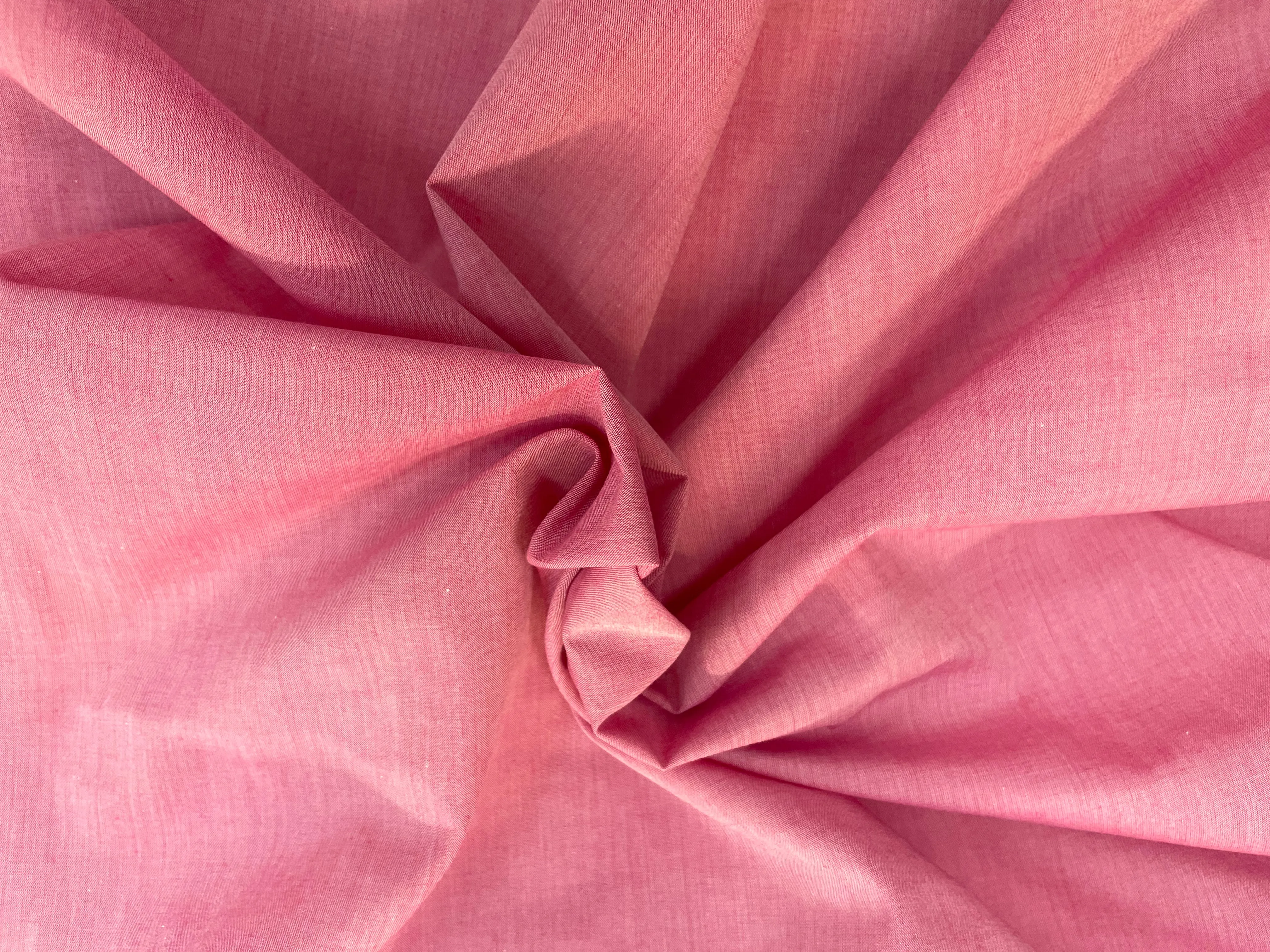 Rose Pink Cotton Shirting