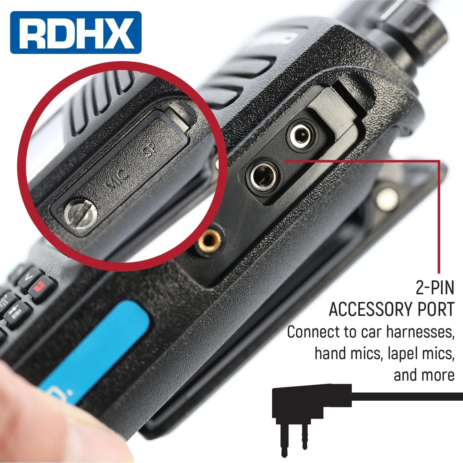 Rugged RDH-X Waterproof Business Band Handheld Radio - Digital and Analog