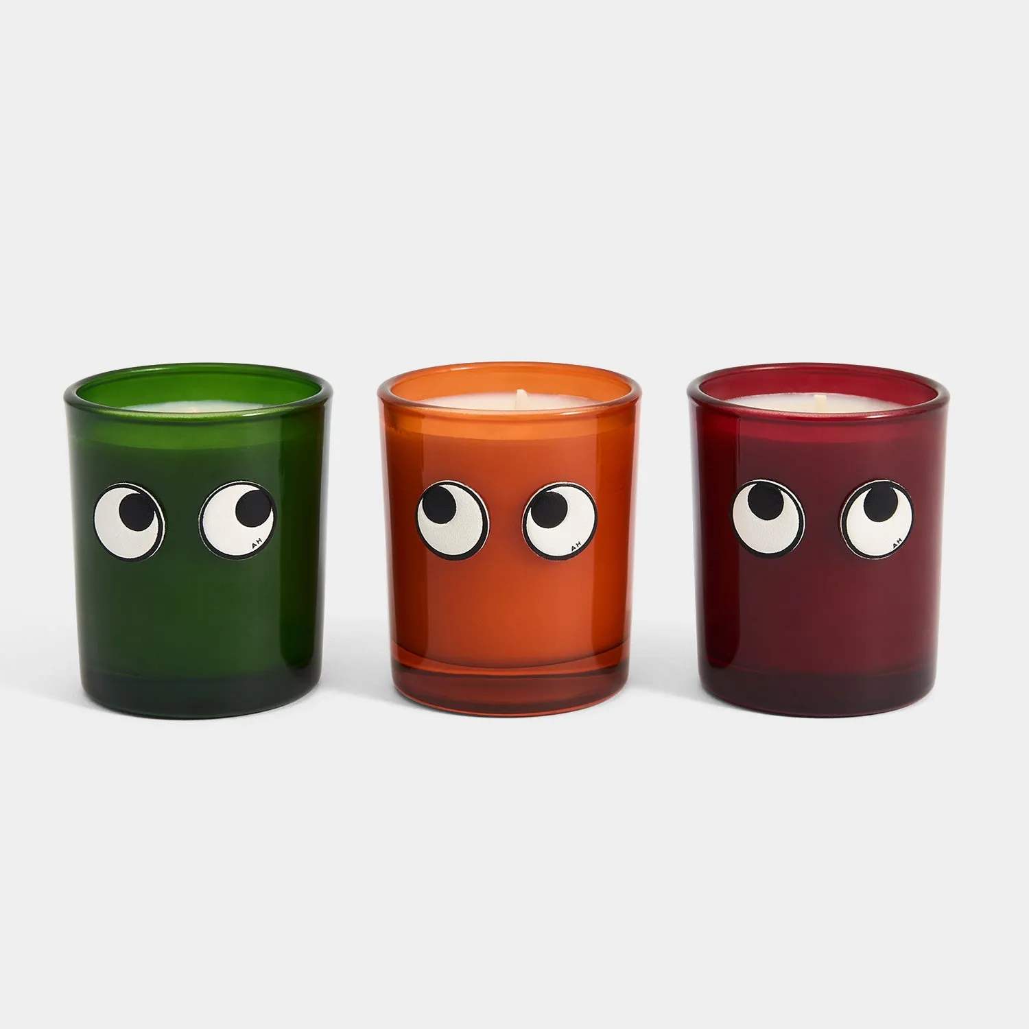 Set of 3 Mini Eyes Candles