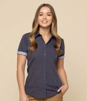 Smith Women's End on End Short Sleeve Shirt 1253WHS