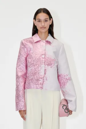 Stine Goya SGKiana Jacket Impressionist Wild Rose Bloom