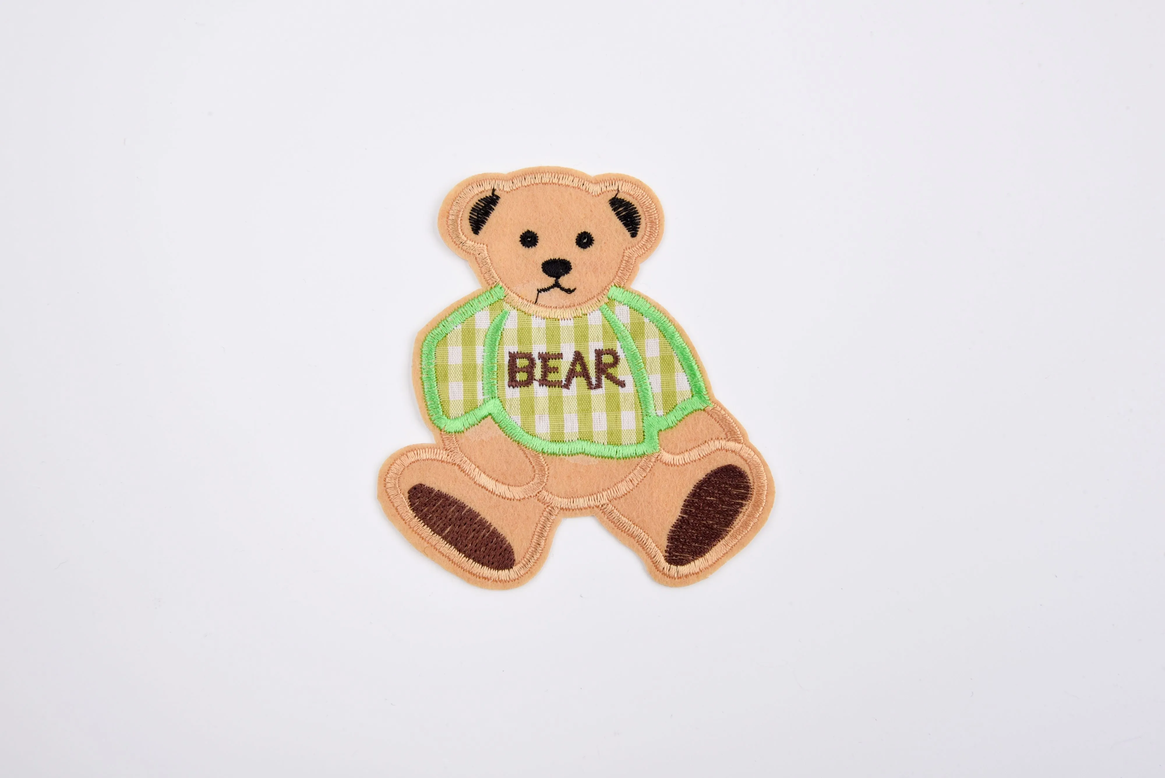 Teddy Bear Patch   (2 Pieces Pack) Iron on , Sew on,   Embroidered patches. - GK- 50