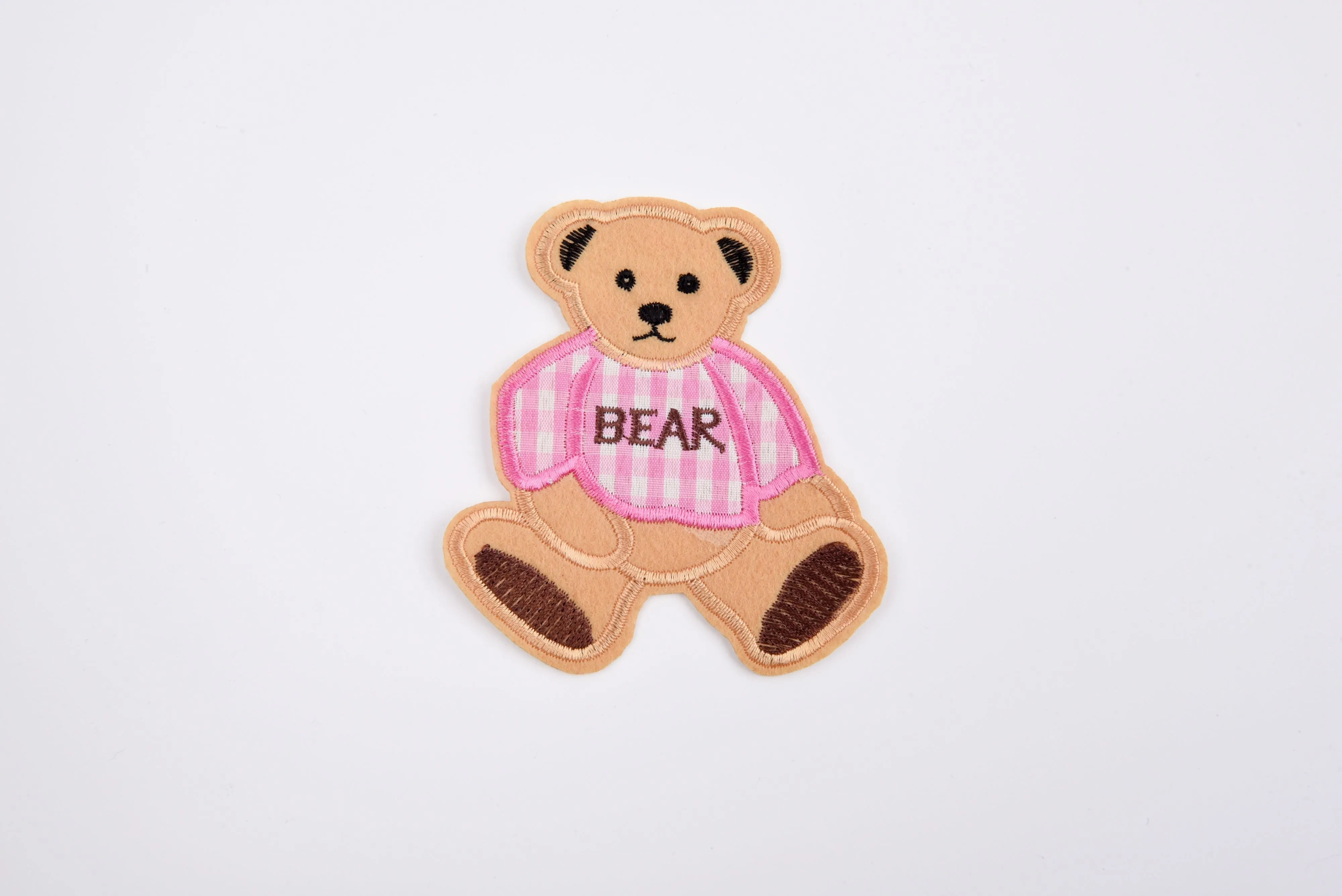 Teddy Bear Patch   (2 Pieces Pack) Iron on , Sew on,   Embroidered patches. - GK- 50